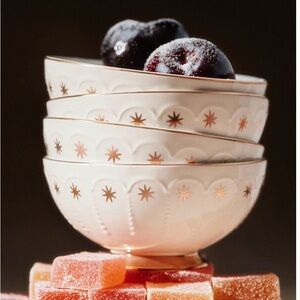 Anthropologie 4 cereal Bowls